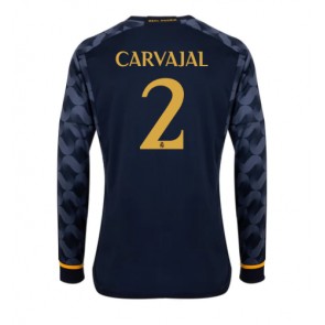Maillot de foot Real Madrid Daniel Carvajal #2 Extérieur 2023-24 Manche Longue